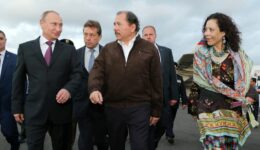 Daniel Ortega, Rosario Murillo, Vladimir Putin
