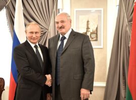 presidentes da bielorrusia e russia
