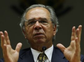 Entrevista coletiva do ministro da economia, Paulo Guedes