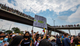 Manifestações na Colômbia
