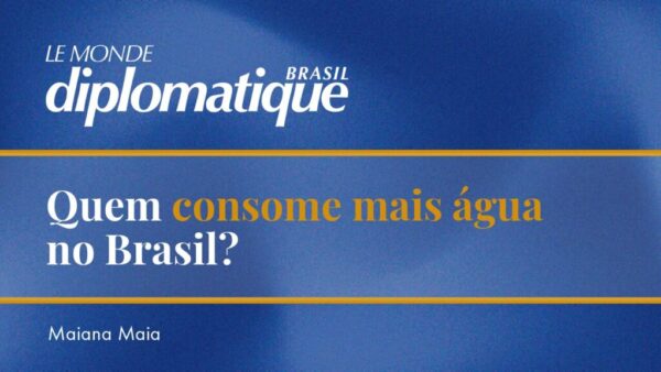 Quem consome mais água no Brasil