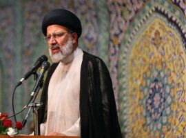 Ebrahim Raisi, o presidente do Irã (Meghdad Madadi/Wikimedia Commons)