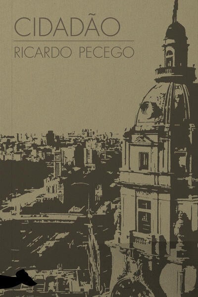 Capa do livro "Cidadão". O livro está colorido em tons de cinza e ilustra o horizonte de uma cidade.