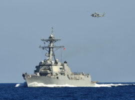 USS Gravely is underway.
