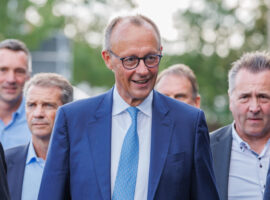 Event, CDU, Wahlkampf mit Friedrich Merz in Erfurt 2024