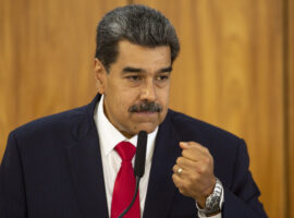 Brasília (DF), 29/05/2023 - O presidente da Venezuela, Nicolás Maduro, durante declaração à imprensa após reunião com o presidente Luiz Inácio Lula da Silva, no Palácio do Planalto. Foto: Marcelo Camargo/Agência Brasil