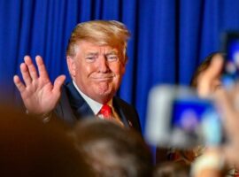 President Trump makes remarks at the U.S. Embassy Buenos Aires meet and greetMore: President Donald Trump conducts a meet and greet with the staff and families of US Embassy Buenos Aires along with Secretary Michael R. Pompeo in Argentina, 30 November 2018. [State Department photo/ Public Domain]. Original public domain image from <a href="https://www.flickr.com/photos/statephotos/46070716132/" target="_blank" rel="noopener noreferrer nofollow">Flickr</a>
