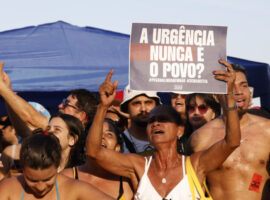 Ato contra a PEC da Anistia no RJ