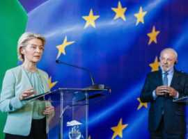 Presidente Lula durante encontro com presidente da Comissão Eur