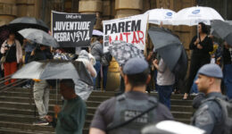 ato contra violência policial
