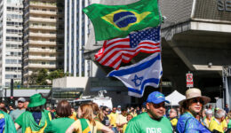 Ato pro Bolsonaro em São Paulo.