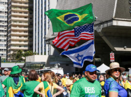 Ato pro Bolsonaro em São Paulo.