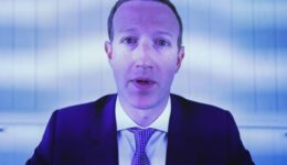 Facebook CEO Mark Zuckerberg testifies via video conference during an Antitrust, Commercial and Administrative Law Subcommittee hearing, on Capitol Hill, in Washington, Wednesday, July 29, 2020, on "Online platforms and market power. Examining the dominan