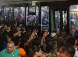 Transporte em SP apos chuva