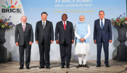 PM_in_a_family_photograph_during_the_BRICS_Leaders_Retreat_Meeting,_at_Johannesburg,_in_South_Africa_on_August_22,_2023