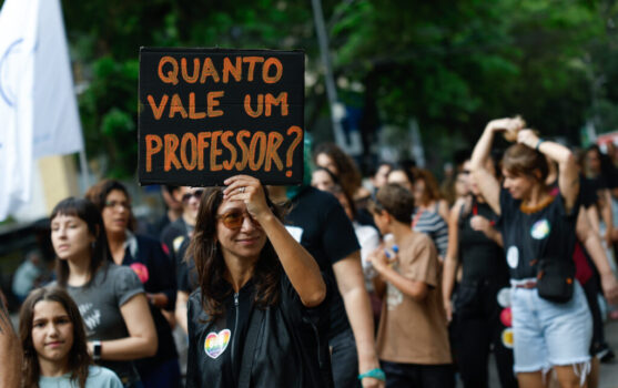 Greve de professores das escolas particulares do Rio de Janeiro