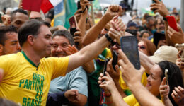 Lançamento da campanha eleitoral do candidato Flávio Bolsonaro