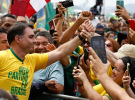 Lançamento da campanha eleitoral do candidato Flávio Bolsonaro